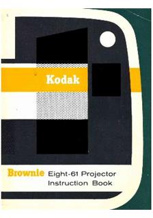 Kodak Brownie 8-61 manual. Camera Instructions.